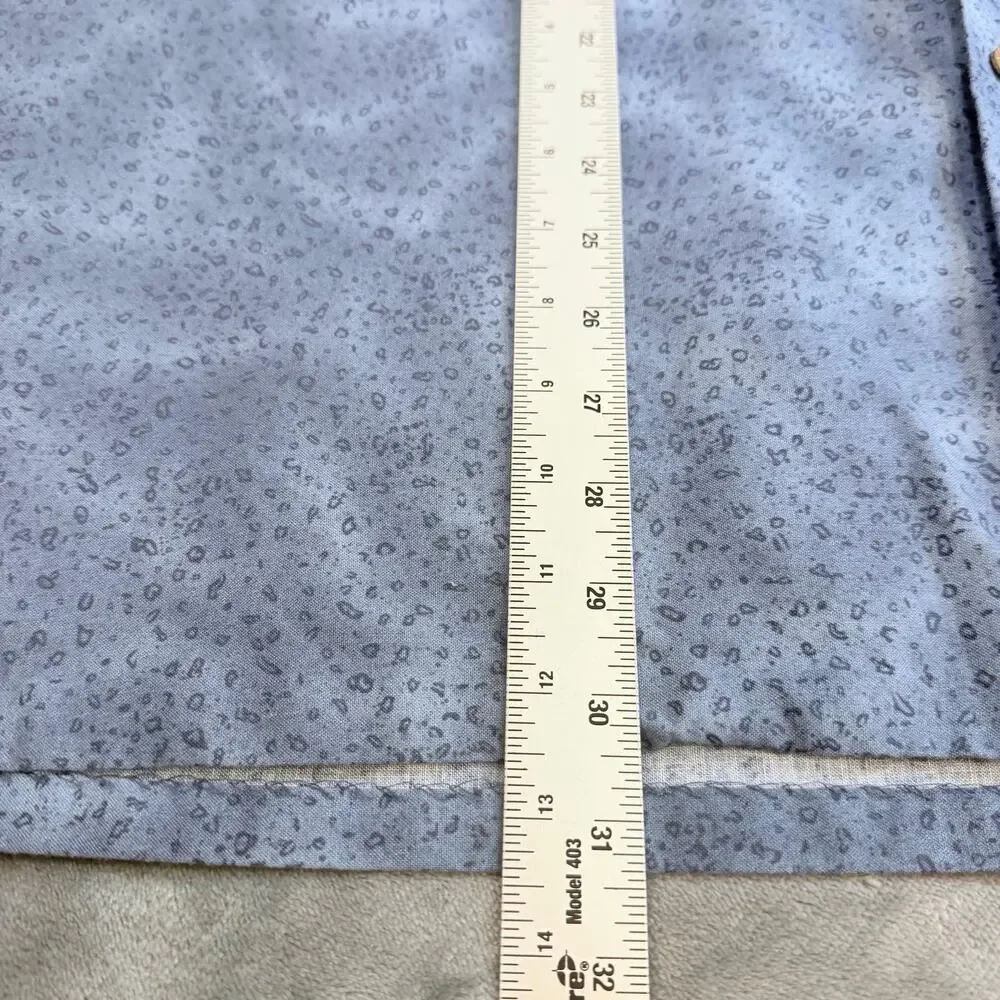 Vintage RJC Hawaiian Floral AOP Button Down Blue Sz 3XL Made in Hawaii USA Retro - Picture 7 of 9